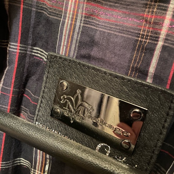 MACKAGE FOR ARITZIA LEATHER BOMBER JACKET WITH HOOD BIKER SOFT LAMBSKIN SMALL S - Picture 6 of 9